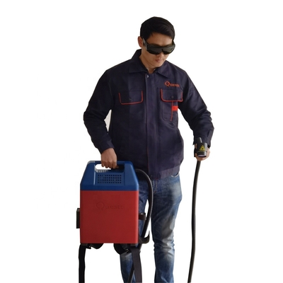 Portable Air-Cooled Backpack Laser Cleaner for Rust Oxide Painting Coating with 24 Months Gurranty