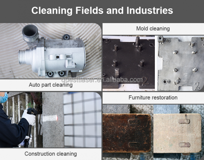 آلة تنظيف ليزر الألياف للحقائب 200 و 300 و آلة إزالة الصدأ 9