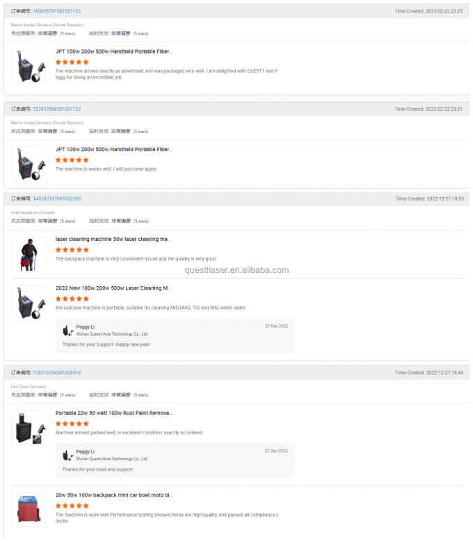 آلة تنظيف ليزر الألياف للحقائب 200 و 300 و آلة إزالة الصدأ 11