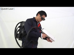 Backpack type laser cleaning machine for rust removal http://www.questtlaser.com